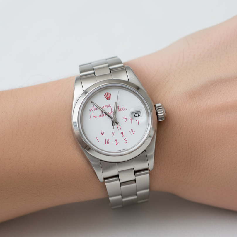 Who Cares I'm Already Late Rolex Women